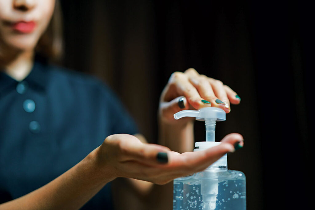 Way to Use Hand Sanitizer
