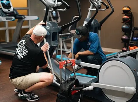 gym equipment assembly