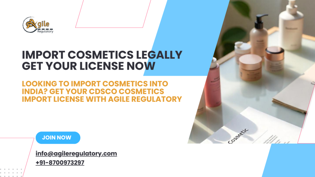 Cosmetics import license