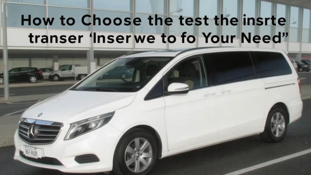 How to Choose the Best Airport Transfer Service for Your Needs